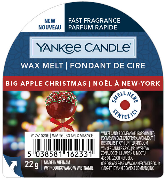 Big Apple Christmas - Yankee Candle Signature - wosk zapachowy - nowość 2024