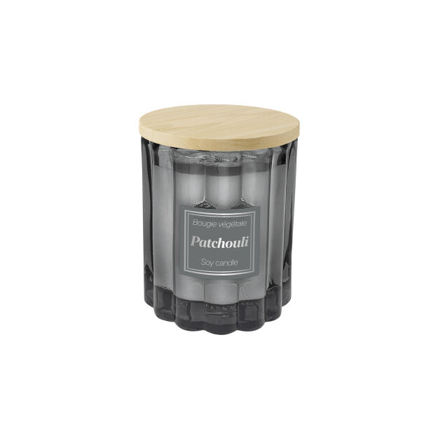 Esprit Provence - Patchouli - świeca zapachowa 100 g z drewnianą pokrywką