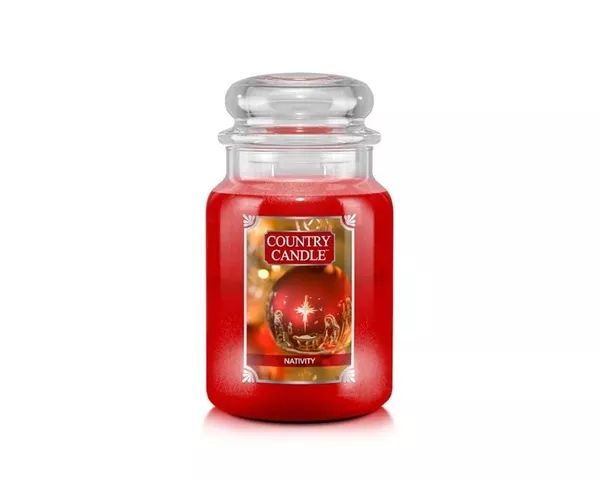 Nativity - Country Candle - duża świeca z dwoma knotami (652g)