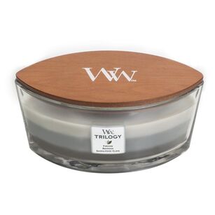 Warm Woods Woodwick Świeca elipsa Trilogy