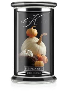 Pumpkin Oud - Kringle Candle - duża świeca z dwoma knotami (624g) - seria Reserve