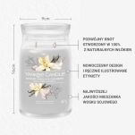 Smoked Vanilla & Cashmere - Yankee Candle Signature - duża świeca zapachowa z dwoma knotami - 2