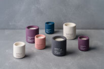 Cornflower & Blueberry - Vila Hermanos - świeca zapachowa 240g - seria Concrete Collection - 2