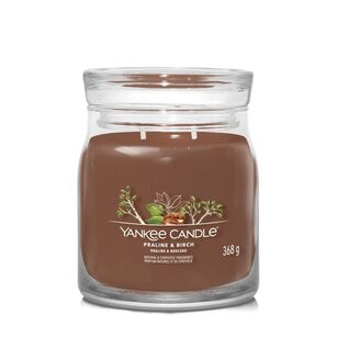 Praline & Birch - Yankee Candle Signature - średnia świeca z dwoma knotami - nowość 2022