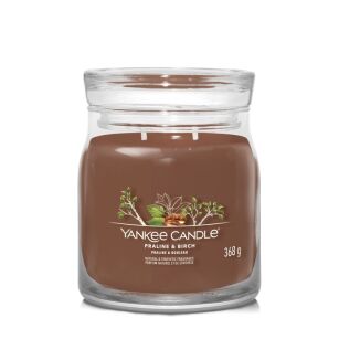 Praline & Birch - Yankee Candle Signature - średnia świeca z dwoma knotami