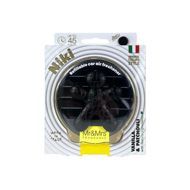 Vanilla & Patchouli - Mr & Mrs Fragrance - zapach odświeżacz do samochodu NIKI