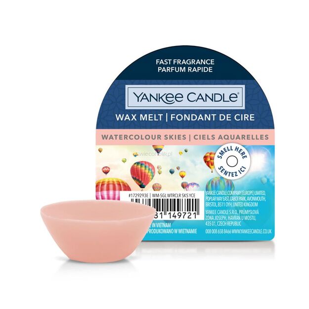 Watercolour Skies - Yankee Candle Signature - wosk zapachowy - nowość 2023