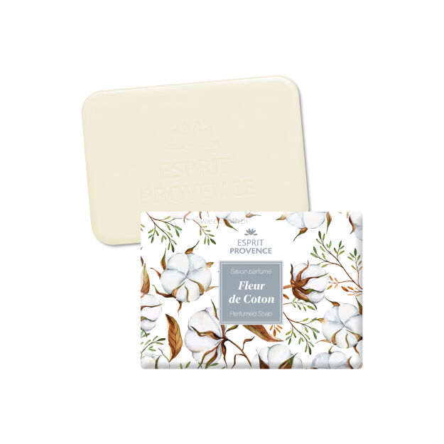 Mydło o zapachu kwiatu bawełny (Fleur de Coton) 140 g - Esprit Provence