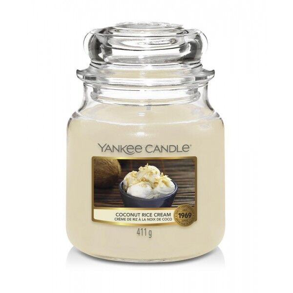 Coconut Rice Cream Yankee Candle - średnia świeca zapachowa 