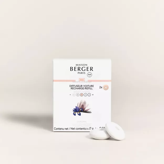 Maison Berger Liliflora - wkład zapachowy do dyfuzora samochodowego 2 szt.