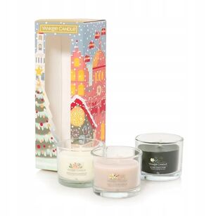 Zestaw prezentowy - Passport To The Holidays - Yankee Candle - 3 x świeca mini