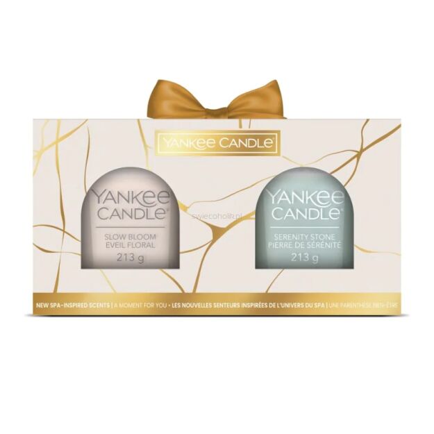 Little Luxuries - Yankee Candle - zestaw prezentowy 2 tumblerów z 1 knotem