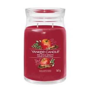 Red Apple Wreath - Yankee Candle Signature - duża świeca z dwoma knotami