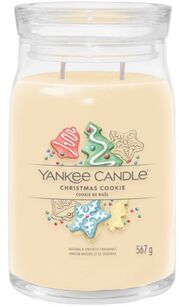 Christmas Cookie - Yankee Candle Signature - duża świeca z dwoma knotami