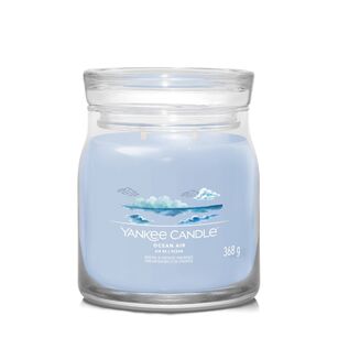 Ocean Air - Yankee Candle Signature - średnia świeca z dwoma knotami