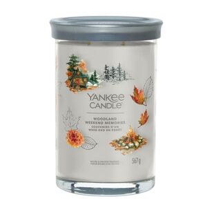 Woodland Weekend Memories - Yankee Candle Signature - świeca tumbler z dwoma knotami - nowość 2024