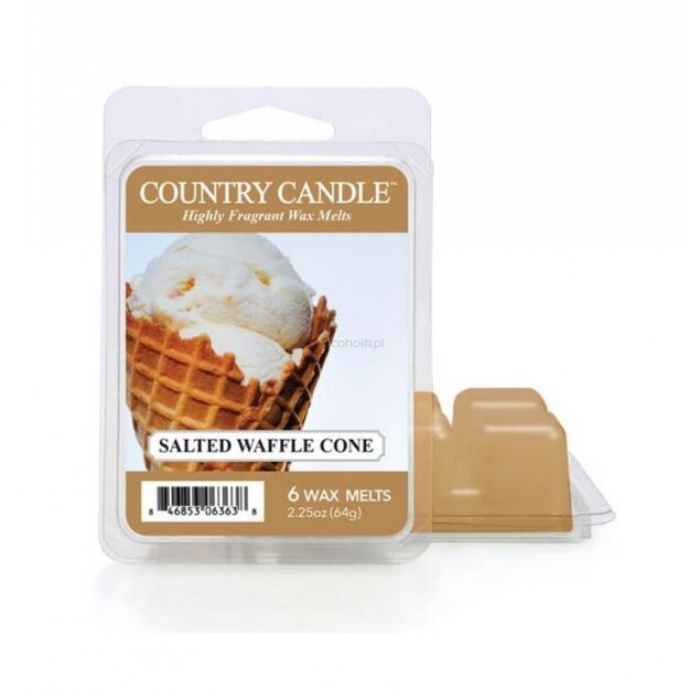 Salted Waffle Cone - Country Candle - wosk zapachowy 64 gram