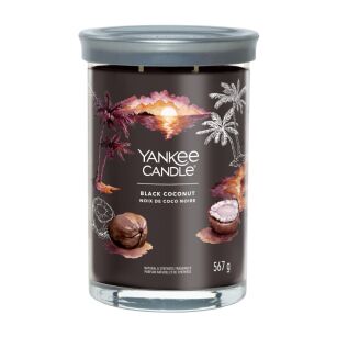 Black Coconut - Yankee Candle Signature - świeca tumbler z dwoma knotami 