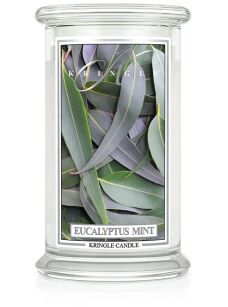 Eucalyptus Mint - Kringle Candle - duża świeca z dwoma knotami (624g)
