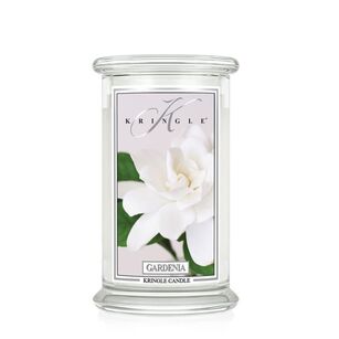 Gardenia - Kringle Candle - duża świeca z dwoma knotami (624g)