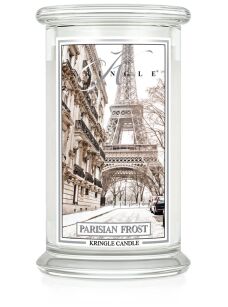 Kringle Candle Parisian Frost – duża świeca zapachowa 623 g 2 knoty