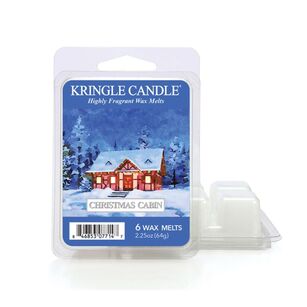 Christmas Cabin - Kringle Candle - wosk zapachowy 64 gram