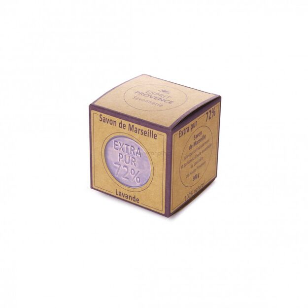 Savon de  Marseille Lavande - Esprit Provence - mydło marsylskie (72%) 300g