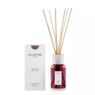 Millefiori Grape Cassis 250 ml – dyfuzor zapachowy z patyczkami