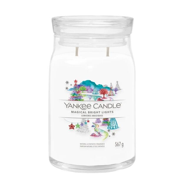 Magical Bright Lights - Yankee Candle Signature - duża świeca zapachowa z dwoma knotami