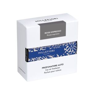 Rose Espresso Blue- Millefiori - Zapach do samochodu "Textile"  CAR ICON