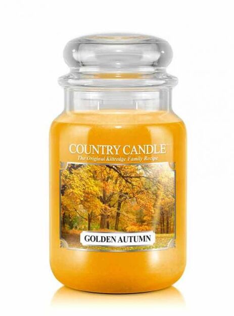  Country Candle - Golden Autumn - duża świeca zapachowa