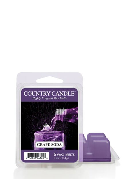 Grape Soda  - Country Candle - wosk zapachowy 64 gram
