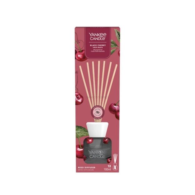 Black Cherry - Yankee Candle - pałeczki zapachowe 100ml