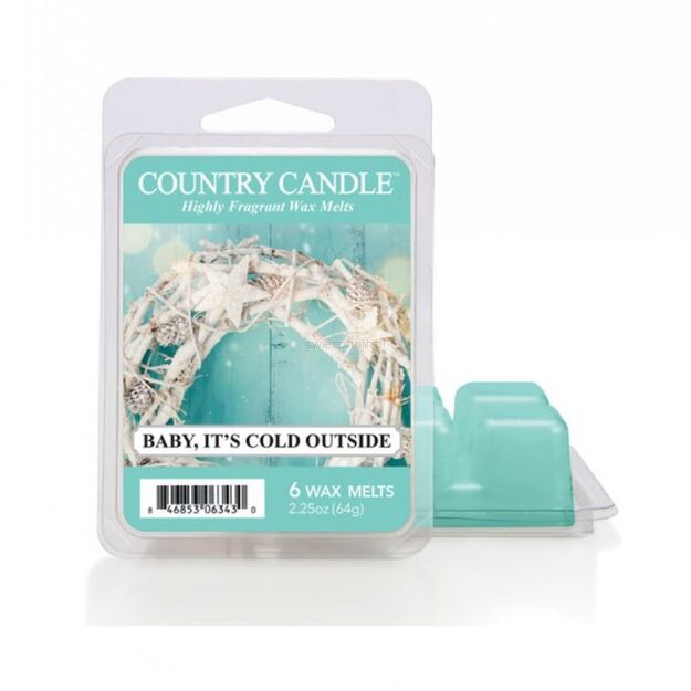 Baby It' Cold Outside - Country Candle - wosk zapachowy 64 gram