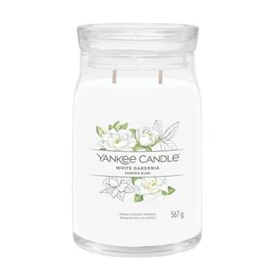 White Gardenia - Yankee Candle Signature - duża świeca z dwoma knotami - nowość 2022