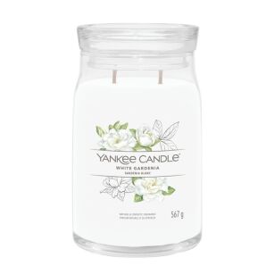 White Gardenia - Yankee Candle Signature - duża świeca z dwoma knotami