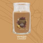 Golden Pumpkin - Yankee Candle Signature - duża świeca zapachowa z dwoma knotami - 4