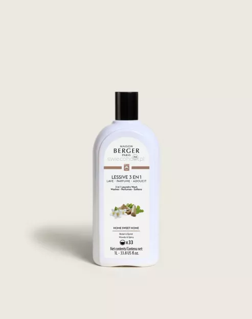 Maison Berger - Home Sweet Home 3 w 1 - płyn do prania i zmiękczania tkanin 1 litr