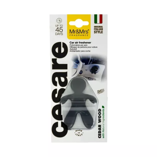 Mr & Mrs Fragrance Cesare Cedar Wood - zapach do samochodu na kratkę
