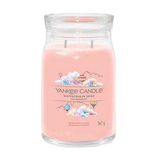 Watercolour Skies - Yankee Candle Signature - duża świeca zapachowa z dwoma knotami - nowość 2023