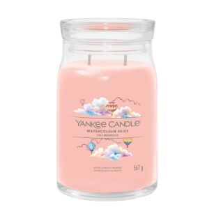 Watercolour Skies - Yankee Candle Signature - duża świeca zapachowa z dwoma knotami 