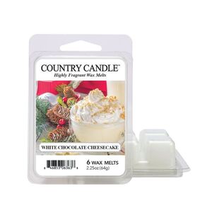 White Chocolate Cheesecake - Country Candle - wosk zapachowy 64 gram