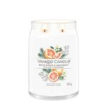 White Spruce & Grapefruit - Yankee Candle Signature - duża świeca zapachowa - 2