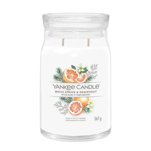 White Spruce & Grapefruit - Yankee Candle Signature - duża świeca zapachowa