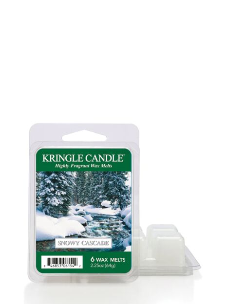 Kringle Candle Snowy Cascade – wosk zapachowy do kominka 64 g
