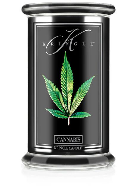 Cannabis - Kringle Candle - duża świeca z dwoma knotami (624g) - seria Reserve