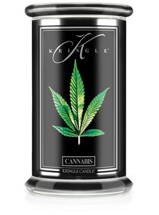 Cannabis - Kringle Candle - duża świeca z dwoma knotami (624g) - seria Reserve