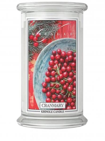 Cranmary - Kringle Candle - duża świeca z dwoma knotami (624g)