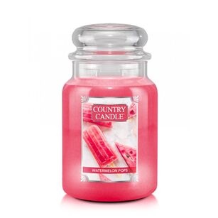 Watermelon Pops - Country Candle - duża świeca zapachowa z dwoma knotami (652g)