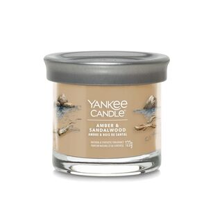 Amber & Sandalwood - Yankee Candle Singnature - świeca tumbler z jednym knotem - nowość 2022